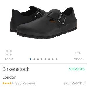 Birkenstock London closed heel clogs